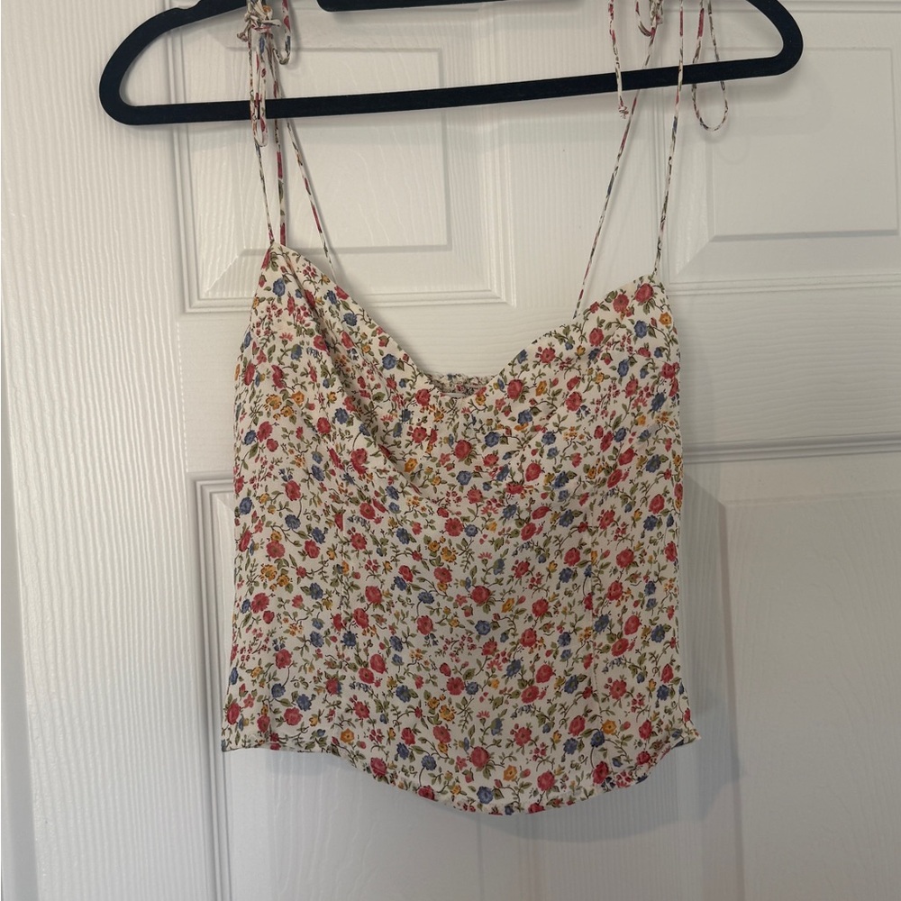 Reformation Multicolor Floral Camisole